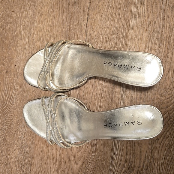 RAMPAGE GREY DRESS HEEL SHOES - Picture 5 of 5